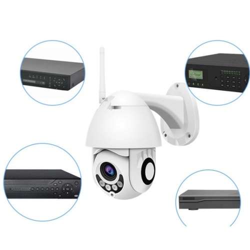 Wireless 5X Zoom HD 1080P Outdoor IP Camera Security Wifi Waterproof