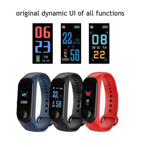 M3 Smart Watch Bracelet Fitness Activity Tracker Blood Pressure Heart Rate