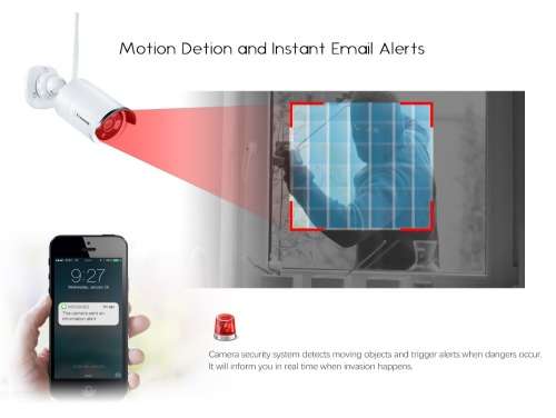 8CH Wireless Wifi 960P CCTV System