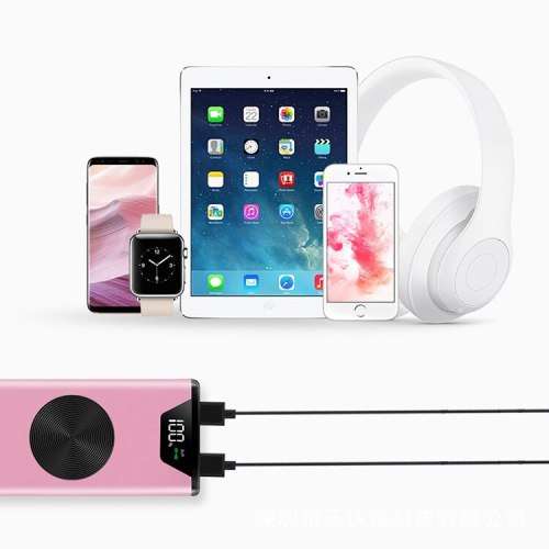 10000mah QI Wireless Charger Power Bank Portable Dual USB with Digital Display