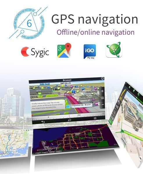 7" Double 2Din Touch Android 8.1 Quad-Core Car Radio  + Camera