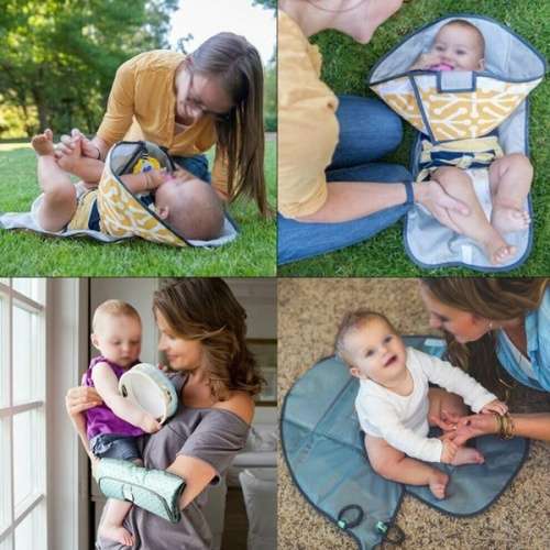 Portable Baby Diaper Mat Waterproof Travel Foldable Nappy Diaper Changing Pad