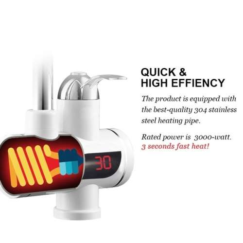 Digital Display Instant Hot Water Tap,Fast electric heating water tap