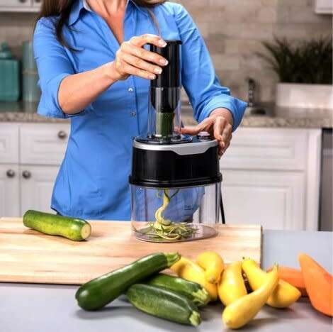 Find Back-4-In-1 Electric Vegetable Spiralizer