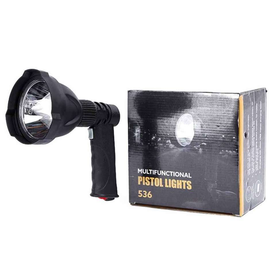Pistol LED Hunting Spot Light Rechargeable Handheld Torch
