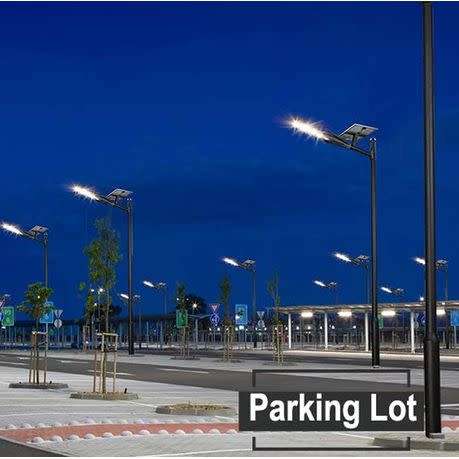 Solar Powered Street LED Light With Solar Panel And Remote -GD-750