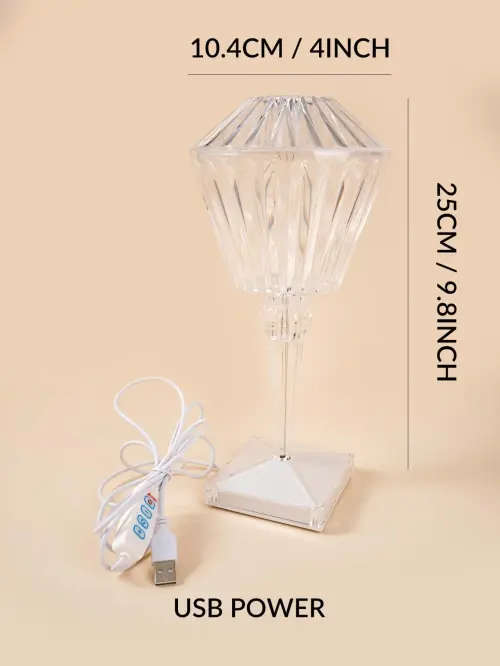 Indoor USB Charging Diamond Table Lamp PM-32