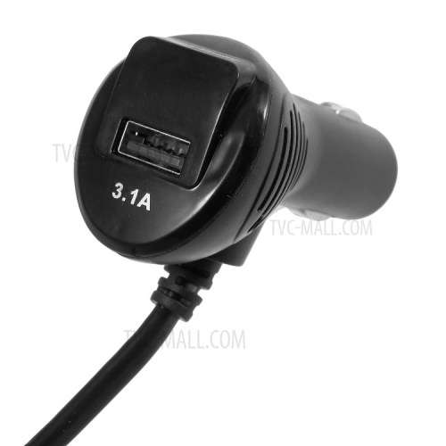Splitter Cigarette Lighter In-Car USB and Three Sockets / 120W