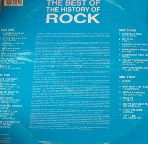 THE BEST OF THE HISTORY OF ROCK - 2 LP SET - Original Artists