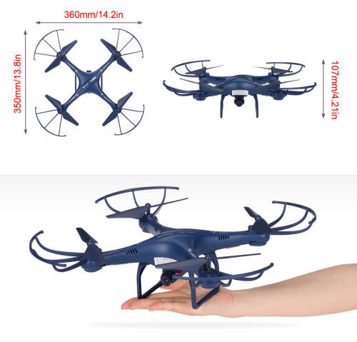 UdiRC U42W Wifi FPV Drone RC Quadcopter - Black