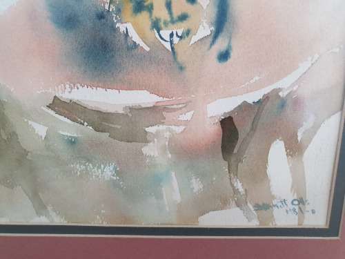 Sonnette Olls watercolour painting