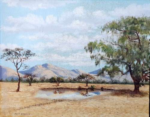 Peet Kruger oil painting