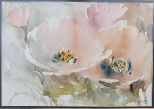 Sonnette Olls watercolour painting