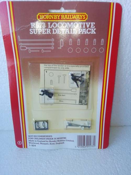 HO SCALE HORNBY LOCO DETAIL