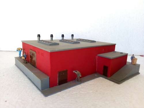 HO SCALE HELJAN INDUSTRIAL PLANT