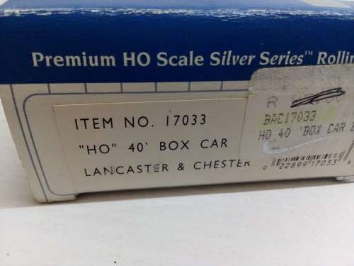 HO/OO BACHMANN SILVER SERIES WAGON