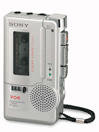 SONY M-800V Ultra small and slim Micro Tape Recorder