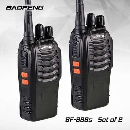 Baofeng BF-888S Two-Way Radios or Walkie Talkie UHF 16 Channels, 3 - 5 km talking range etc