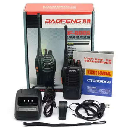 Baofeng BF-888S Two-Way Radios or Walkie Talkie UHF 16 Channels, 3 - 5 km talking range etc