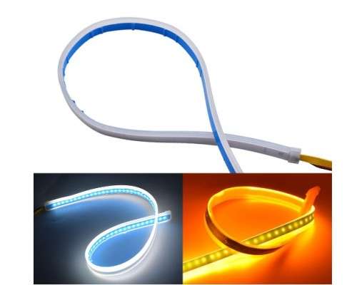 Soft Article DRL Led Light Strips 450mm - White light