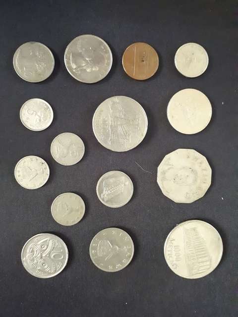 Lot of foreign coins