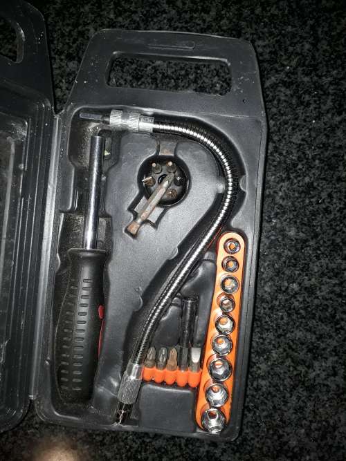 Driver set in carry case