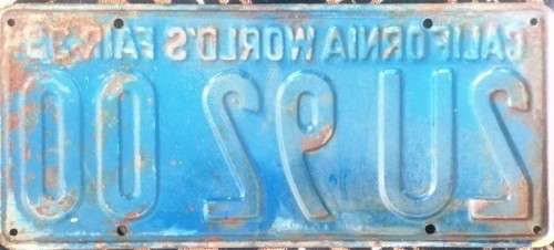 Registration Plate