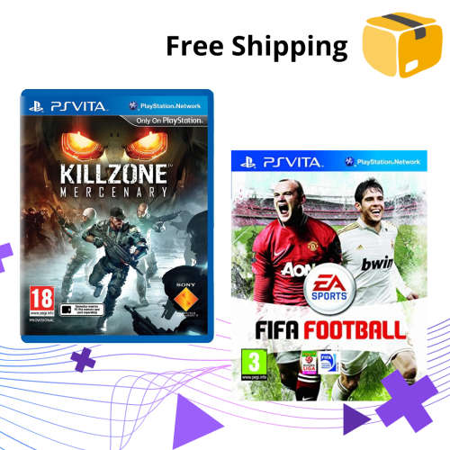 PSVITA Playstation Killzone Mercenary and Fifa Football (Free Shipping)