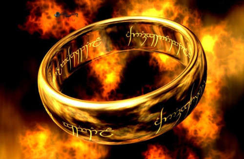 LOTR - Lord Of The Rings - Gold Ring