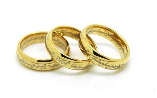 LOTR - Lord Of The Rings - Gold Ring