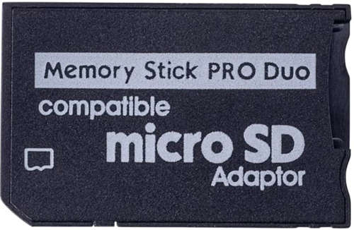 Micro Sd Tf To Ms Pro Duo Reader Memory Stick Adapter Converter Card (For Psp)