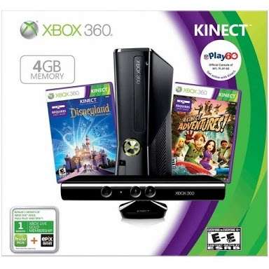 X box 360 kinect Disney package as new in box