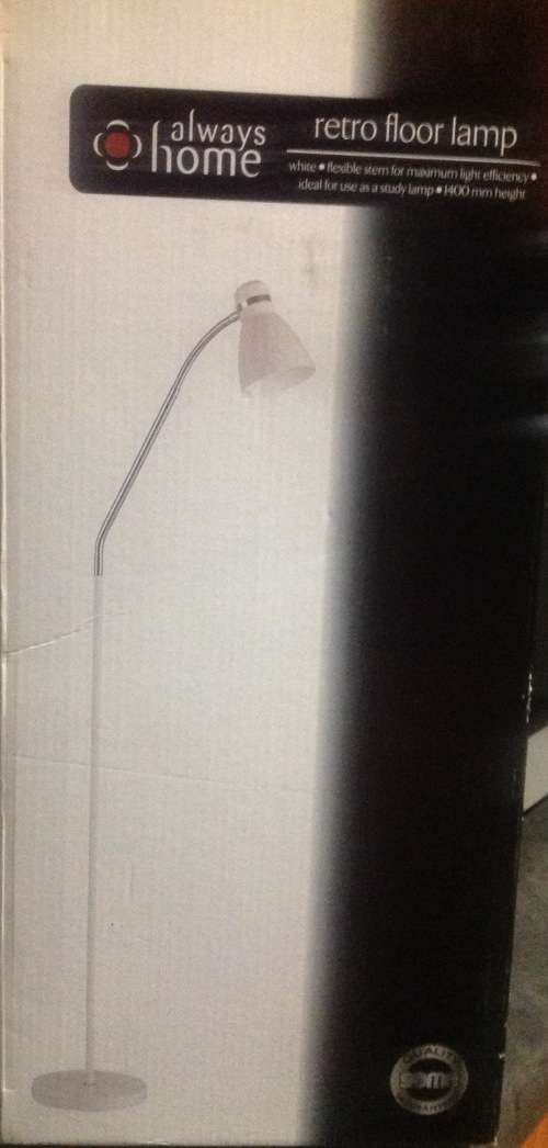 Brand new in the box always home retro floor lamp