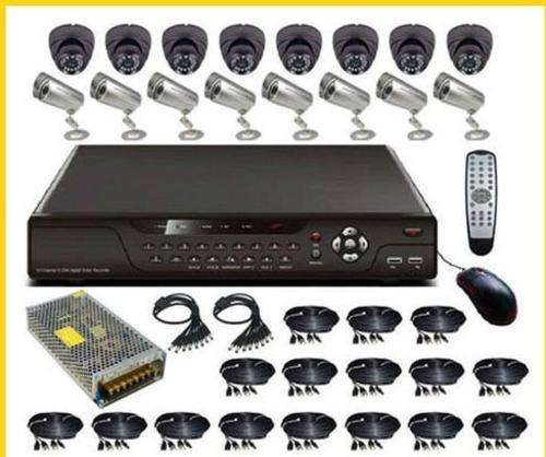 COMPLETE 16 CHANNEL CAMERA SYSTEM WITH, 18.5inch  LCD MONITOR & 500gb HARD DRIVE