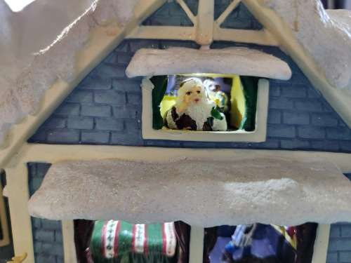 Thomas Kinkade Twas the Night Before Christmas Story House
