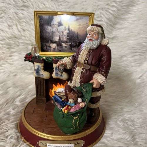 Thomas Kinkade Santa - The Light of Christmas