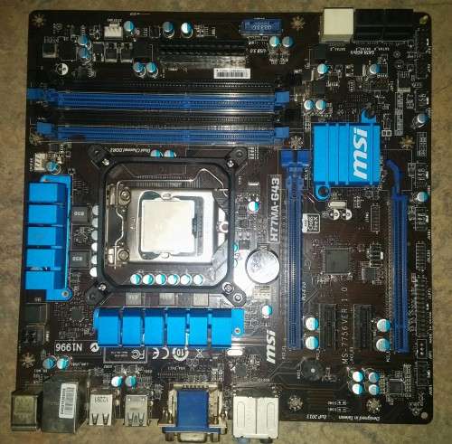 MSI H77MA-G43 socket 1155 Motherboard ***READ DESCRIPTION***