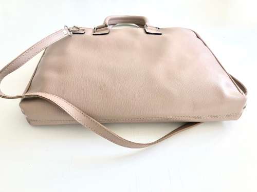 Genuine Italian Leather Laptop Bag Shoulder bag -MADE IN ITALY