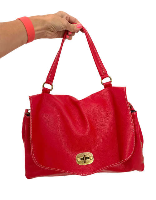 Genuine Leather Satchel Shoulder Handbags,