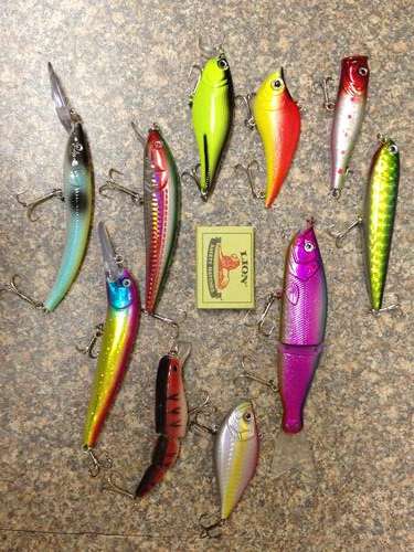 Set of 10 New LARGE fishing Lures - Fresh or Salt Water
