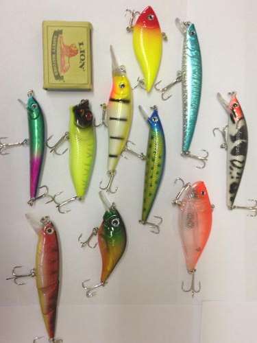 Set of 10 Brand New Fishing Lures - Fresh or Salt Water