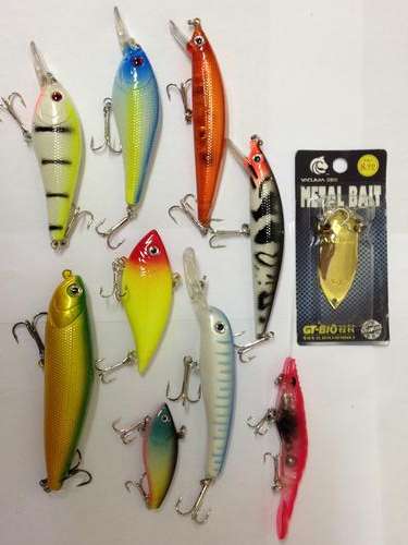Set of 10 Brand New Fishing Lures - Fresh or Salt Water