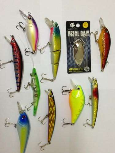 Set of 10 Brand New Fishing Lures - Fresh or Salt Water
