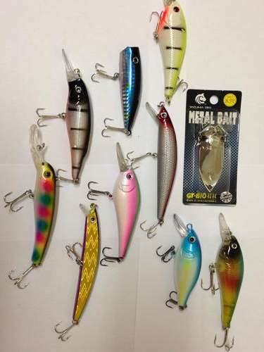 Set of 10 Brand New Fishing Lures - Fresh or Salt Water