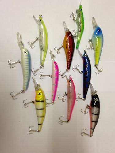 Set of 10 Brand New Fishing Lures - Fresh or Salt Water