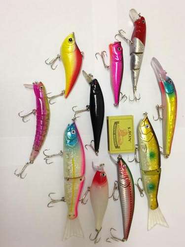 Set of 10 New Fishing Lures incl. Some LARGE Lures - LAST SET - Fresh or Salt Water