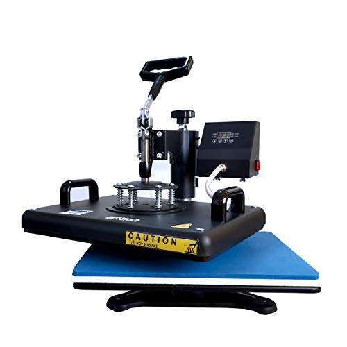 Heat Press,5 in 1 Heat Press Machine,T-Shirt Heat Transfer Industrial-Quality Sublimation Machine