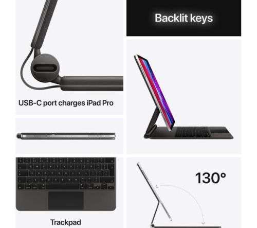 Apple Magic Keyboard for 12.9-inch iPad Pro 5th, 4th and 3rd Gen.