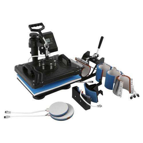 8 in One: Heatware MT8 Heat Press, with Flat and All 7 3D Shape Press