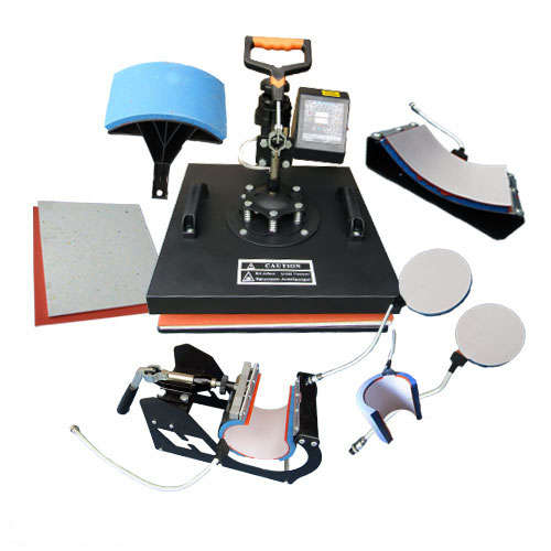 H-PRESS/MT6E: Heatware MT6E 1400W Heat Press Multitalent, 380x380mm Flat Press, Two Mugs Presses